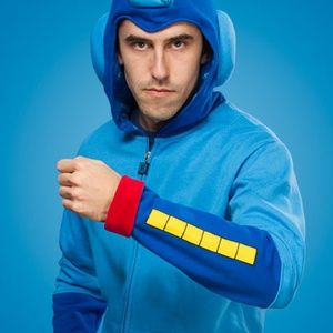 BNWT Mega Man hoodie in size Large